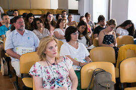 Asistentes al curso "Información y Comunicación". Cursos de Verano de la Universidad de Málaga. Ronda. Julio de 2018