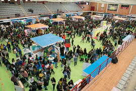 Jornadas de Puertas Abiertas de la Universidad de Málaga. Complejo Polideportivo Universitario. Abril de 2018