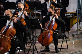 Concierto de Bandas Sonoras de la 30 edición de Fancine de la Universidad de Málaga. Auditorio de la Escuela Técnica de Ingeniería de Telecomunicaciones e Informática. Noviembre de 2020