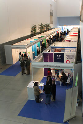 I Feria de Empleo de la Universidad de Málaga. Complejo de Estudios Sociales y de Comercio. Abril 2015