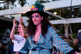 Concierto de Julia Martín. Festival solidario en los Baños del Carmen. Cursos de Verano de la Universidad de Málaga. Málaga. Julio de 2019