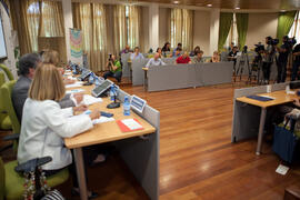 Presentación de la XIV edición de los Cursos de Verano de la Universidad de Málaga. Rectorado. Mayo 2015