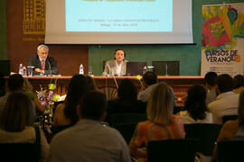 Conferencia de Jesús Lizcano Álvarez. Curso "La nueva contratación pública". Cursos de Verano de la Universidad de Málaga. Málaga. Julio de 2018