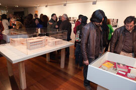 Inauguración de la exposición "50 Años de la Facultad de Ciencias Económicas y Empresariales". Rectorado. Enero de 2015