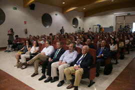 Asistentes a la inauguración de los Cursos de Verano de la Universidad de Málaga. Vélez Málaga. Julio de 2018