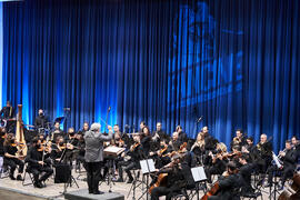 Concierto de Bandas Sonoras de la 31 edición de Fancine de la Universidad de Málaga. Auditorio de la Escuela Técnica de Ingeniería de Telecomunicaciones e Informática. Noviembre de 2021