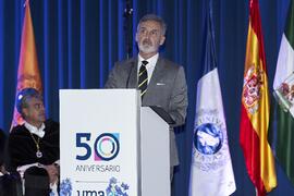 Miguel Porras Fernández. Solemne Acto de Apertura del Curso Académico 2022/2023 de las Universidades Andaluzas. Escuela Técnica Superior de Ingeniería Informática y Telecomunicaciones. Septiembre de 2022