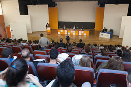 Debate electoral entre los candidatos a Rector de la Universidad de Málaga. Escuela Técnica Superior de Ingeniería Industrial. Noviembre de 2015