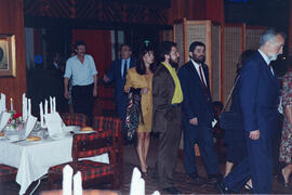 Cena de Gala del 25 Aniversario de la Facultad de Ciencias Económicas y Empresariales de la Universidad de Málaga en Torremolinos. Junio de 1991