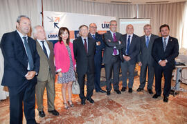 Nombramiento de la Cofradía de los Estudiantes como miembro de honor de la Asociación de Antiguos Alumnos de la Universidad de Málaga. Foro Alumni-UMA. Mayo 2014