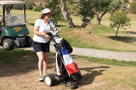 Jugadora del equipo de la Universidad de Borgoña. Campeonato Europeo de Golf Universitario. Antequera. Junio de 2019