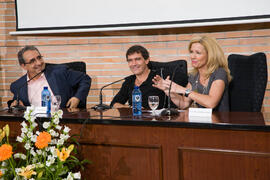 Encuentros con Cultura: Antonio Banderas. Facultad de Ciencias de la Comunicación. Mayo de 2010