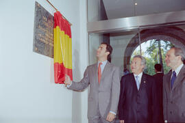 Inauguración del Rectorado por el príncipe Felipe. Málaga. Abril de 2002