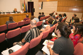 Conferencia de Christina Rosenvinge: "La flor entre la vía". Curso "Tres generaciones de la música Pop española". Cursos de Verano de la Universidad de Málaga. Málaga. Julio de 2018