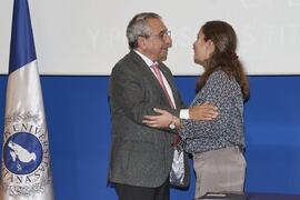 Toma de posesión de Lucía Luque Nadal como profesora titular del Área de Lingüística General de la Universidad de Málaga. Toma de posesión de nuevos catedráticos y profesores titulares de la Universidad de Málaga. Paraninfo. Noviembre de 2023