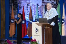 Lección Inaugural de Eugenio Carmona. Apertura del Curso Académico 2024/2025 de la Universidad de Málaga. Paraninfo. Septiembre de 2024