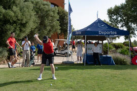 Jugador de la Universidad de Stirling. Campeonato Europeo de Golf Universitario en Antequera Golf. Antequera. Junio de 2019