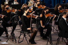 Concierto de Bandas Sonoras de la 30 edición de Fancine de la Universidad de Málaga. Auditorio de la Escuela Técnica de Ingeniería de Telecomunicaciones e Informática. Noviembre de 2020