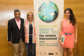 Cursos de verano 2012 de la Universidad de Málaga. Inauguración. Málaga. Julio de 2012
