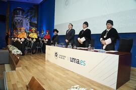 Mesa presidencial. Toma de posesión del Rector de la Universidad de Málaga y su equipo de gobierno. Paraninfo. Marzo de 2024