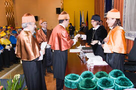 Investidura de nuevos doctores por la Universidad de Málaga. Paraninfo. Diciembre de 2009