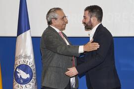 Toma de posesión de Daniel Cebrián Robles como profesor titular del Área de Didáctica de las Ciencias Experimentales de la Universidad de Málaga. Toma de posesión de nuevos catedráticos y profesores titulares de la Universidad de Málaga. Paraninfo. Noviembre de 2023