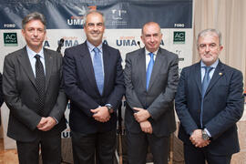 Nombramiento de Juan José Sánchez Luque como Alumno de Honor de la Universidad de Málaga. Foro Alumni UMA. Febrero de 2015.