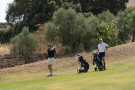 Jugadores en el Campeonato Europeo de Golf Universitario. Antequera. Junio de 2019