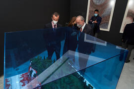 Inauguración de la exposición "Why not Korea?". Edificio del Rectorado de la Universidad de Málaga. Enero de 2022