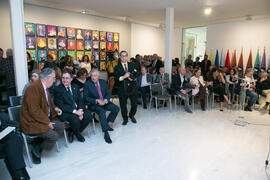 Asistentes. Presentación del cuadro de la rectora Adelaida de la Calle en la Galería de Rectores de la Universidad de Málaga. Edificio del Rectorado. Marzo de 2019