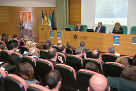 Acto inaugural. Jornada "Brexit y Gibraltar. Un reto con oportunidades conjuntas". Edificio del Rectorado. Febrero de 2017