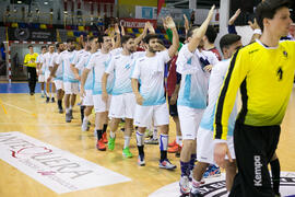 Partido Universidad del Miño - Universidad de Málaga. Categoría masculina. Campeonato Europeo Universitario de Balonmano. Antequera. Julio de 2017