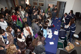Entrega de diplomas. 4º Congreso Internacional de Actividad Físico-Deportiva para Mayores. Escuela Técnica Superior de Ingeniería Informática y Telecomunicaciones. Marzo de 2011