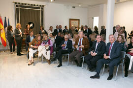 Asistentes. Presentación del cuadro de la rectora Adelaida de la Calle en la Galería de Rectores de la Universidad de Málaga. Edificio del Rectorado. Marzo de 2019