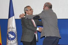 Toma de posesión de Fernando Nelson Almeida García como catedrático del Área de Análisis Geográfico Regional. Toma de posesión de nuevos catedráticos y profesores titulares de la Universidad de Málaga. Paraninfo. Noviembre de 2023