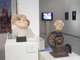Exposición Lorenzo Saval. Sala de exposiciones del Rectorado. Febrero de 2008