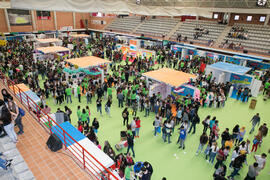 Jornadas de Puertas Abiertas de la Universidad de Málaga. Complejo Polideportivo Universitario. Abril de 2018