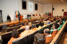 Investidura como Doctor "Honoris Causa" de D. Jaime Gil Aluja por la Facultad de Económicas de la Universidad de Málaga. Paraninfo. Noviembre de 2014