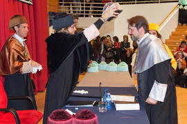Investidura de nuevos doctores por la Universidad de Málaga. Salón de Actos de la Facultad de Derecho. Enero de 2013