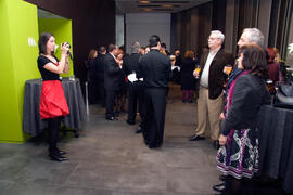 Cena de gala con motivo al homenaje para los jubilados y personal que cumple 25 años de servicio en la Universidad de Málaga. Hotel Barceló. Febrero de 2009