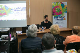 Conferencia de Manu Sánchez "El humor, un asunto muy serio". Curso de Verano "El humor en las artes escénicas". Marbella. Julio de 2018