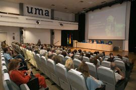 Graduación y clausura del curso del Aula de Mayores de la Universidad de Málaga. Campus de Teatinos. Junio de 2018