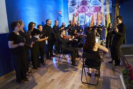 Coro de la Universidad de Málaga y cuarteto Enseble "Málaga Camerata". Apertura del Curso Académico 2024/2025 de la Universidad de Málaga. Paraninfo. Septiembre de 2024