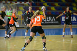 Partido Universidad Radboud - Universidad de Colonia. Categoría femenina. Campeonato Europeo Universitario de Balonmano. Antequera. Julio de 2017