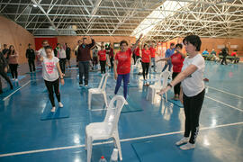 Taller de pilates e hipopresivos. 7º Congreso Internacional de Actividad Física Deportiva para Mayores. Escuela Técnica Superior de Ingeniería de Telecomunicaciones y de Informática. Noviembre de 2017