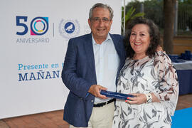 Homenaje al personal jubilado o que cumple 25 años de servicio en la Universidad de Málaga. Jardín Botánico. Junio de 2022