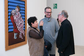 Inauguración de la exposición "Inventario", de Buly. Centro de Arte Contemporáneo Francisco Hernández, Vélez-Málaga. Diciembre de 2018