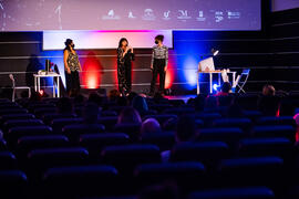 Gala de Clausura de la 30 edición de Fancine de la Universidad de Málaga. Cine Albéniz. Noviembre de 2020