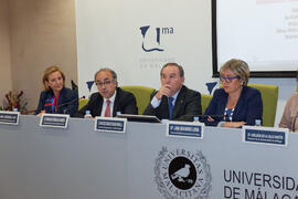 Presentación de los cursos de verano de la Universidad de Málaga. Rectorado. Mayo de 2014