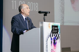 Pedro Montiel. Gala del Deporte Universitario 2018. Escuela Técnica Superior de Ingeniería de Telecomunicaciones. Junio de 2018